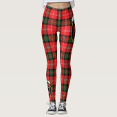 Scotstee Clan Nesbitt Crest Tartan Vrouwen Legging (Voorkant)