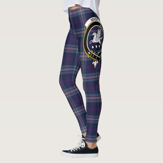 Scotstee Clan Nevoy Crest Tartan Vrouwen Leggings (Links)