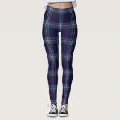 Scotstee Clan Nevoy Tartan Vrouwen Leggings (Voorkant)