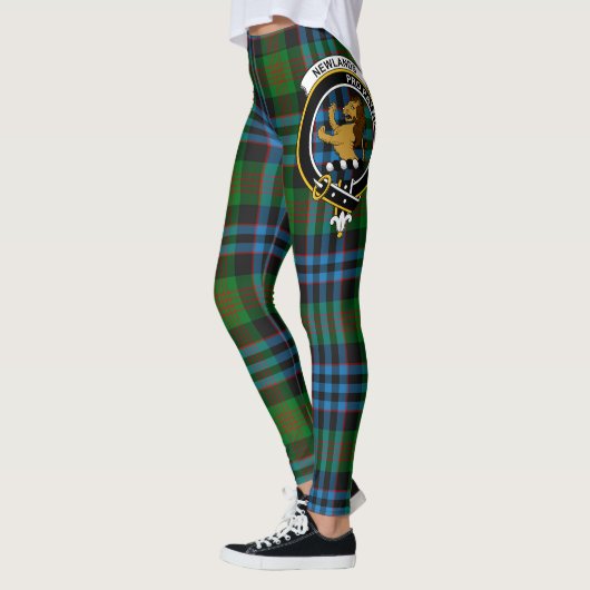 Scotstee Clan Newlands Crest Tartan Vrouwen Leggin Leggings (Links)