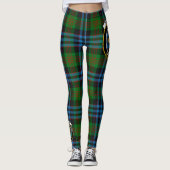 Scotstee Clan Newlands Crest Tartan Vrouwen Leggin Leggings (Voorkant)