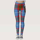 Scotstee Clan Newton Crest Tartan Vrouwen Leggings (Voorkant)