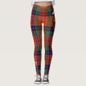 Scotstee Clan Nicolson Ancient Crest Tartan Vrouwe Leggings (Voorkant)