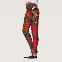 Scotstee Clan Nicolson Crest Tartan Dames Leggings