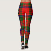 Scotstee Clan Nicolson Crest Tartan Vrouwen Leggin Leggings (Achterkant)