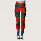 Scotstee Clan Nicolson Crest Tartan Vrouwen Leggin Leggings (Voorkant)