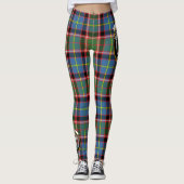 Scotstee Clan Norvel Crest Tartan Women Leggings (Voorkant)