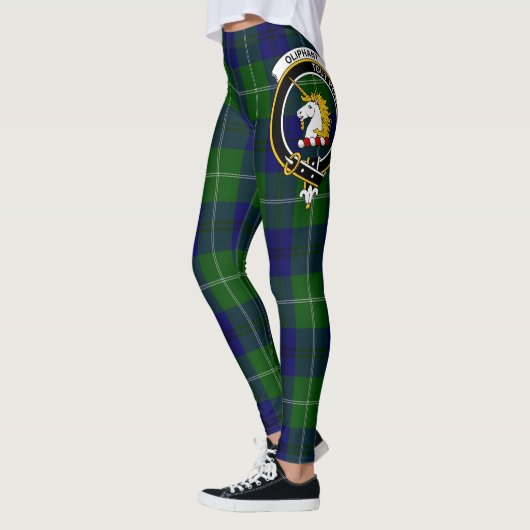 Scotstee Clan Oliphant Crest Tartan Vrouwen Leggin Leggings (Links)