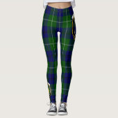 Scotstee Clan Oliphant Crest Tartan Vrouwen Leggin Leggings (Voorkant)