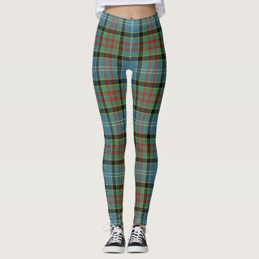 Scotstee Clan Paisley Tartan Vrouwen Leggings (Voorkant)