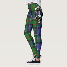Scotstee Clan Paterson Crest Tartan Vrouwen Leggin Leggings