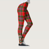 Scotstee Clan Paterson Red Crest Tartan Vrouwen Leggings (Rechts)