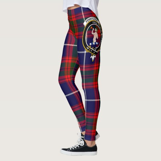 Scotstee Clan Pennycook Crest Tartan Women Legging (Links)