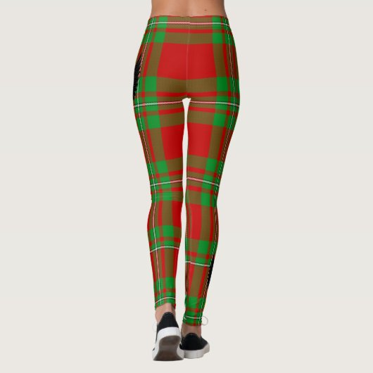 Scotstee Clan Peter Crest Tartan Vrouwen Leggings (Achterkant)