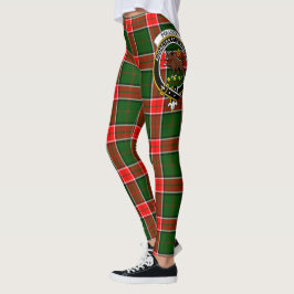 Scotstee Clan Pollock Crest Tartan Vrouwen Legging