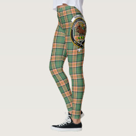 Scotstee Clan Pollock Hunting Crest Tartan Women Leggings