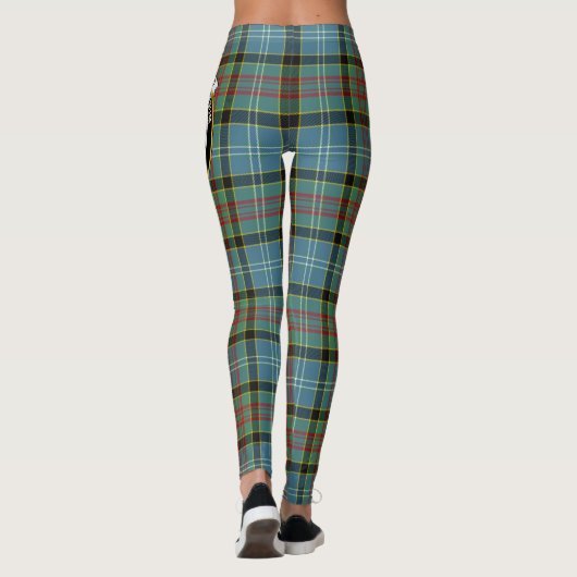 Scotstee Clan Porterfield Crest Tartan Vrouwen Leggings (Achterkant)