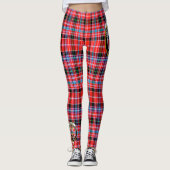 Scotstee Clan Preston Crest Tartan Vrouwen Legging (Voorkant)