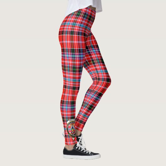 Scotstee Clan Preston Crest Tartan Vrouwen Legging (Rechts)