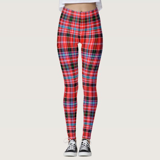 Scotstee Clan Preston Tartan Vrouwen Leggings (Voorkant)
