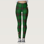 Scotstee Clan Primrose Crest Tartan Vrouwen Leggin Leggings (Voorkant)