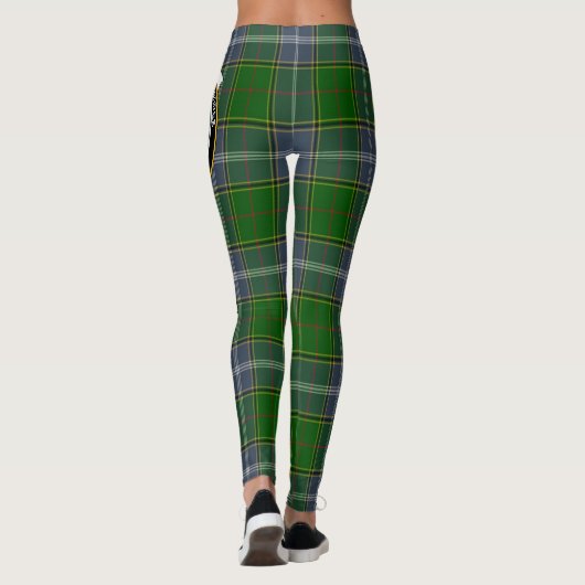 Scotstee Clan Pringle Crest Tartan Vrouwen Legging (Achterkant)