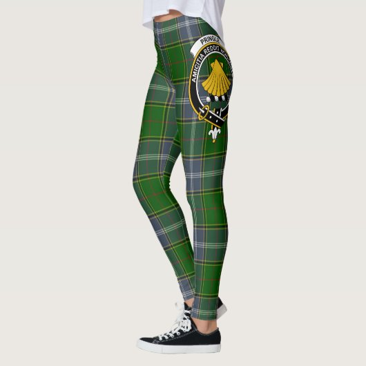 Scotstee Clan Pringle Crest Tartan Vrouwen Legging (Links)