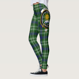 Scotstee Clan Purves Crest Tartan Women Leggings