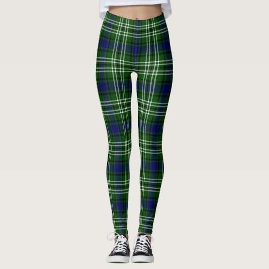 Scotstee Clan Purves Tartan Women Leggings (Voorkant)