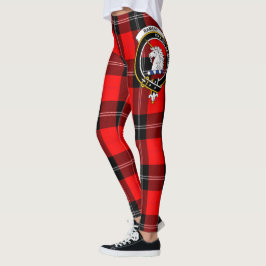 Scotstee Clan Ramsay Modern Crest Tartan Vrouwen Leggings