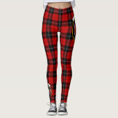 Scotstee Clan Ramsay Red Crest Tartan Vrouwen Leggings (Voorkant)