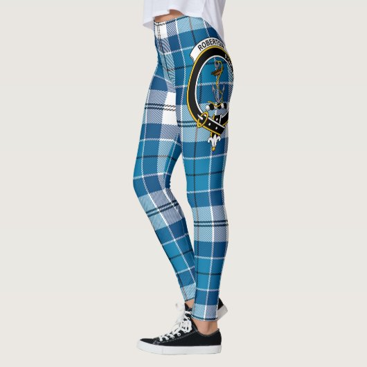 Scotstee Clan Roberton Crest Tartan Dames Leggings (Links)