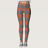 Scotstee Clan Robertson Ancient Crest Tartan Vrouw Leggings (Voorkant)