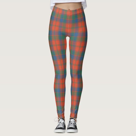 Scotstee Clan Robertson Ancient Tartan Women Leggings (Voorkant)