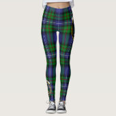 Scotstee Clan Robertson Hunting Modern Crest Tarta Leggings (Voorkant)