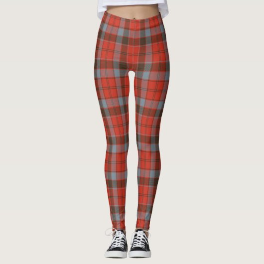 Scotstee Clan Robertson Weathered Tartan Vrouwen Leggings (Voorkant)