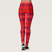 Scotstee Clan Roos Crest Tartan Vrouwelijke Leggin Leggings (Achterkant)