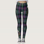 Scotstee Clan Roos Hunting Modern Crest Tartan Leggings (Voorkant)