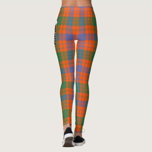 Scotstee Clan Ross Ancient Crest Tartan Vrouwen Leggings (Achterkant)
