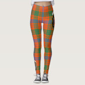 Scotstee Clan Ross Ancient Crest Tartan Vrouwen Leggings (Voorkant)