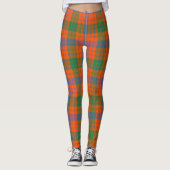 Scotstee Clan Ross Ancient Tartan Women Leggings (Voorkant)