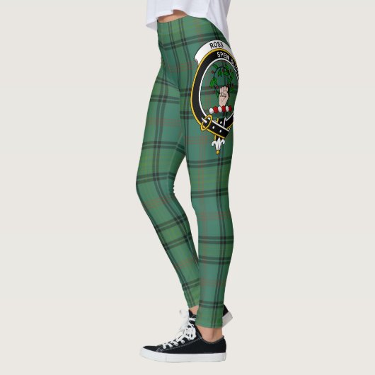 Scotstee Clan Ross Hunting Ancient Crest Tartan Leggings (Links)