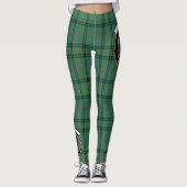 Scotstee Clan Ross Hunting Ancient Crest Tartan Leggings (Voorkant)