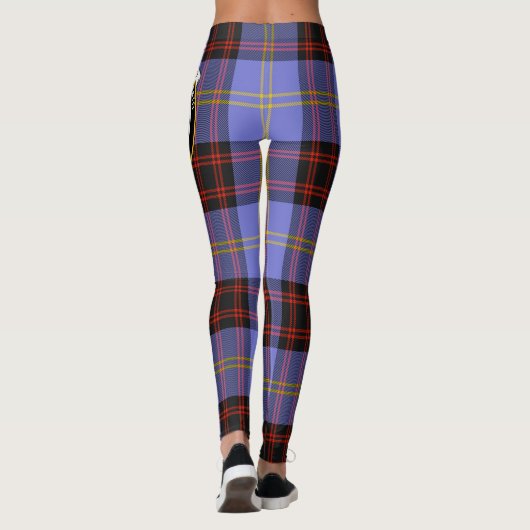 Scotstee Clan Rutherford Crest Tartan Vrouwen Leggings (Achterkant)
