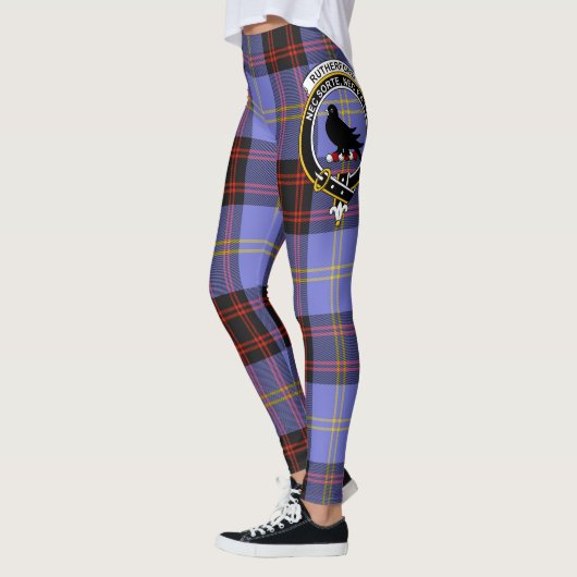 Scotstee Clan Rutherford Crest Tartan Vrouwen Leggings (Links)