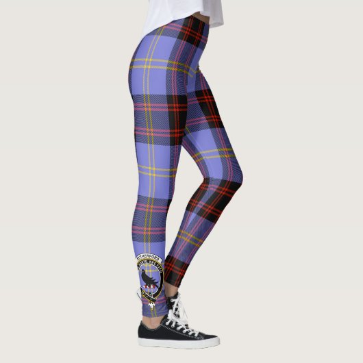 Scotstee Clan Rutherford Crest Tartan Vrouwen Leggings (Rechts)