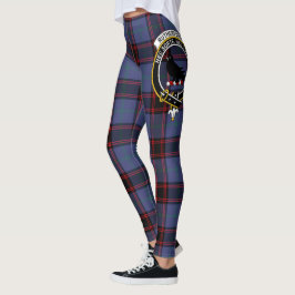 Scotstee Clan Rutherford Hunting Crest Tartan Wome Leggings