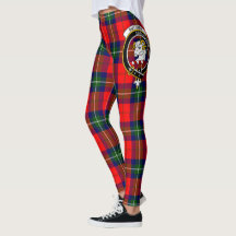 Scotstee Clan Ruthven Crest Tartan Dames Leggings