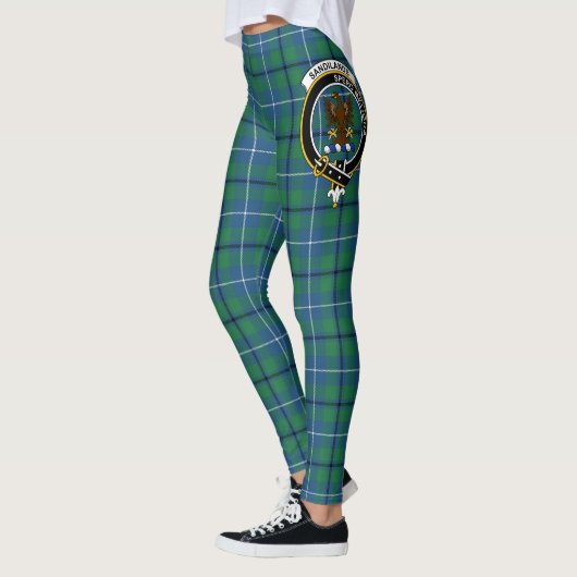 Scotstee Clan Sandilands Ancient Crest Tartan Wome Leggings (Links)