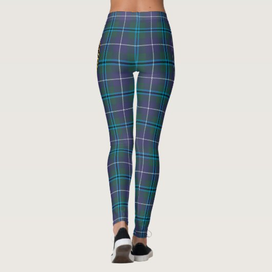 Scotstee Clan Sandilands Crest Tartan Women Leggings (Achterkant)